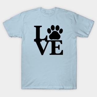 Love for cats (black) T-Shirt